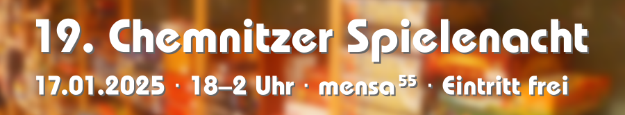 Spielenacht 2025 - Banner